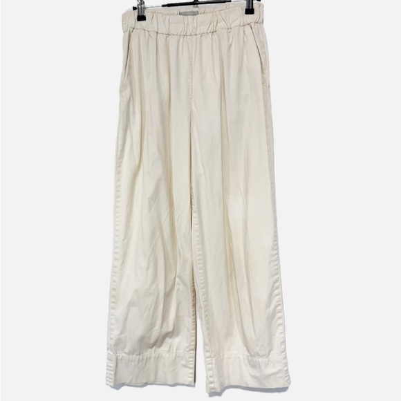 Everlane The Easy Pant Canvas Women's Organic Cotton Elastic Waist Beachy Size 6 - Picture 5 of 12